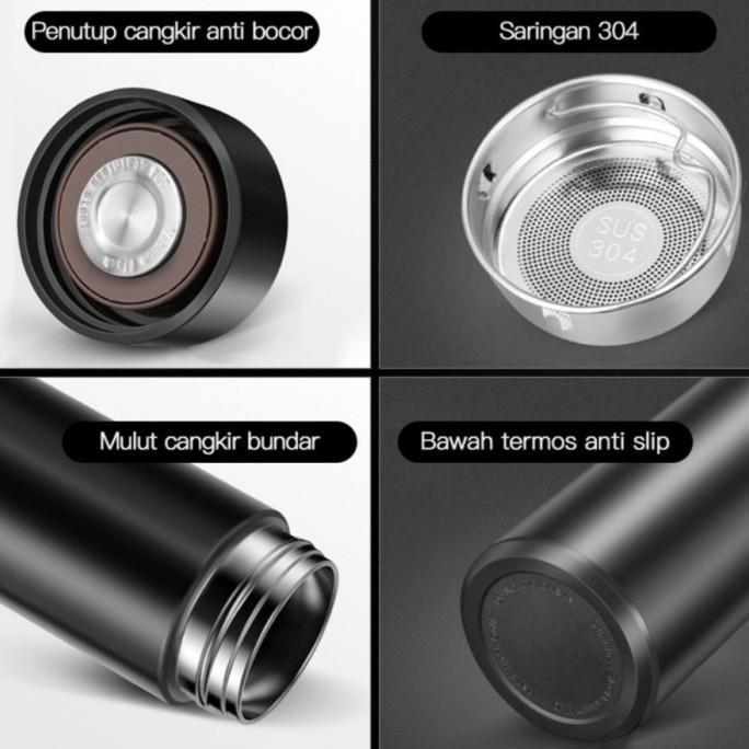 TERMOS SUHU TEMPERATURE / SMART LED THERMOS TUMBLR STAINLESS STELL