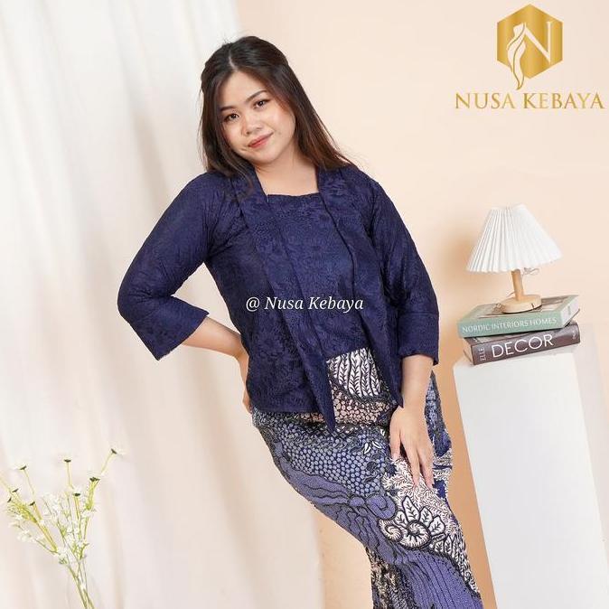 Nusa Kebaya ATASAN Kebaya Kutubaru Jumbo Kebaya Kutubaru Big Size Kebaya Ld 120-140 Kebaya Jumbo HM