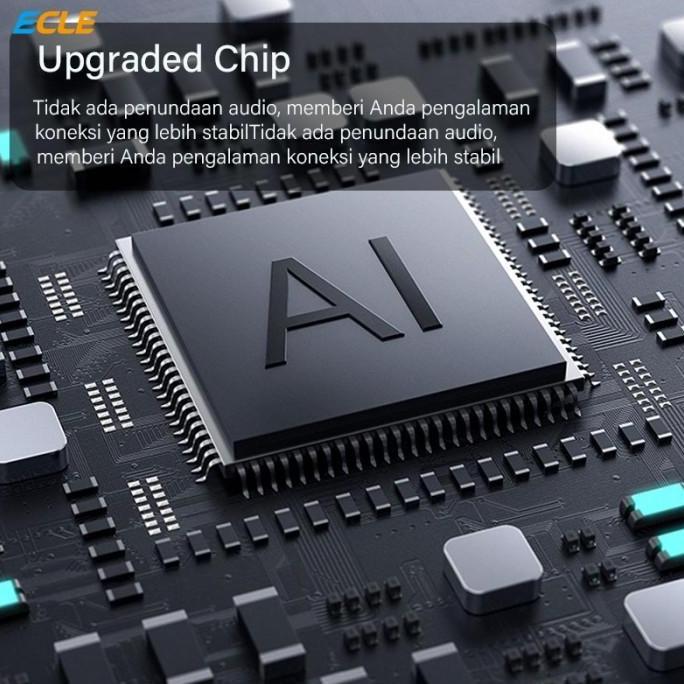 ECLE Pro 6 TWS Earphone True Wireless Earbuds Smart Touch Waterproof