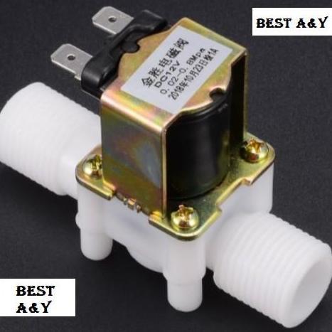 Selenoid Valve Water Inlet Valve otomatis Mesin Cuci 1 per 2 inchi inci 12V DC kran