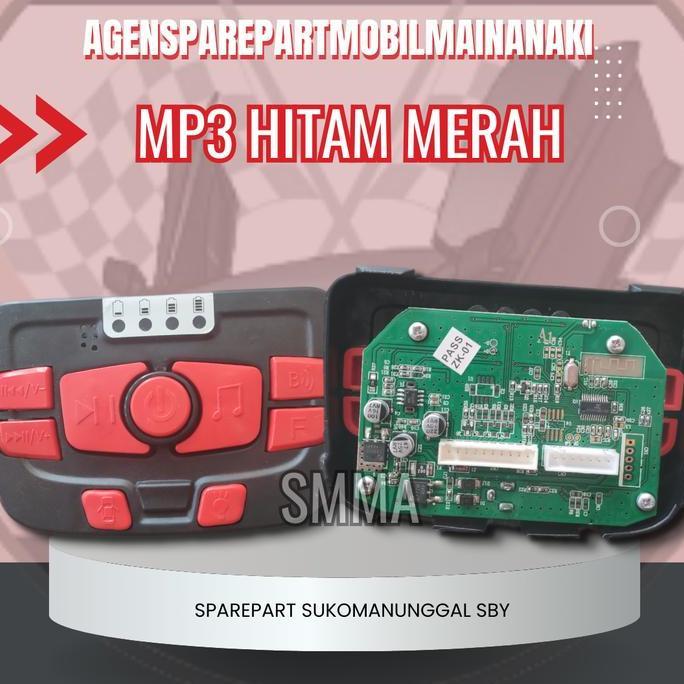 Tombol On Off+ Mp3 Usb Musik Mobil Mainan Aki Anak Control