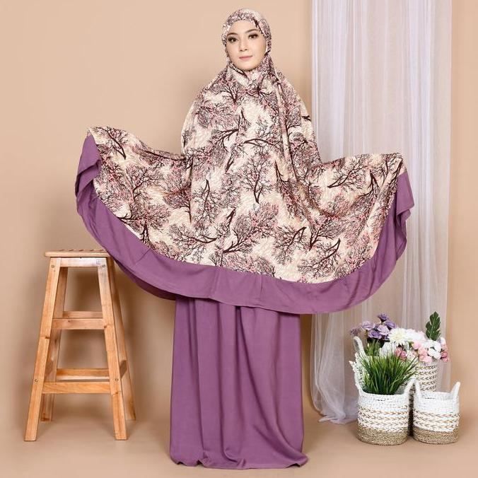 Mukena Bali Ranting Super Jumbo XL Untuk Dewasa