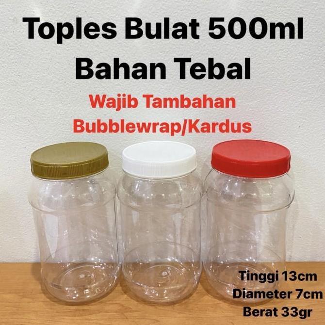 Toples 500Ml/Toples Bulat 500ml