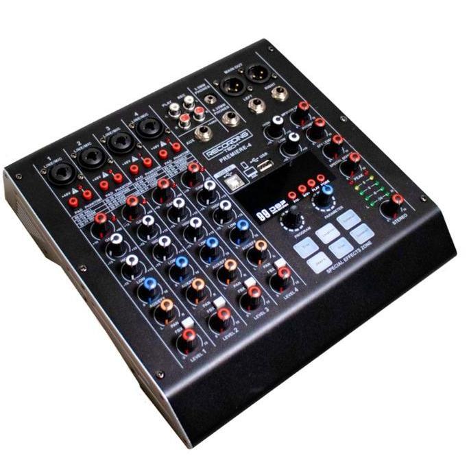 MIXER RECORDING TECH PREMIERE 4 Audio Mixer Console  podcast live rec