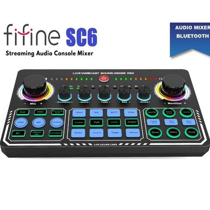 Mixer Fifine Amplitank SC6 RGB Wireless