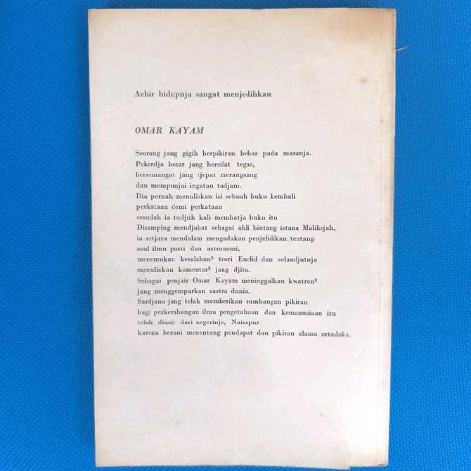 Omar Kayam: Satu Kehidupan - Harold Lamb authentic