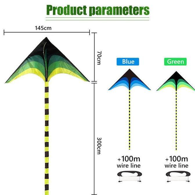Mainan Layangan Anak Ekor Panjang Besar Jumbo / Mainan Layang Layang