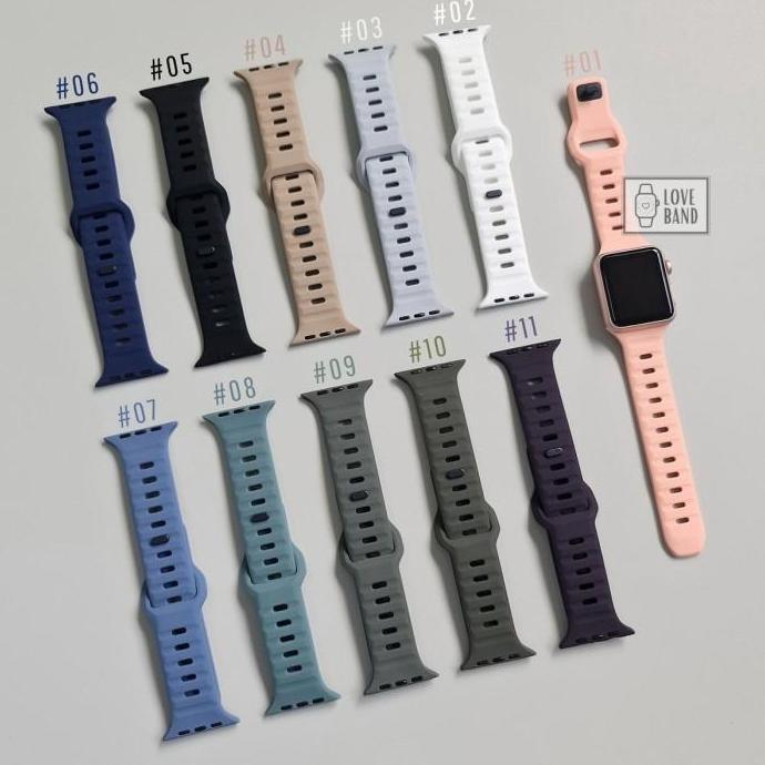 Strap Apple Watch 40mm / Series 4 5 6 SE - OVAL Tali Iwatch Sport Band