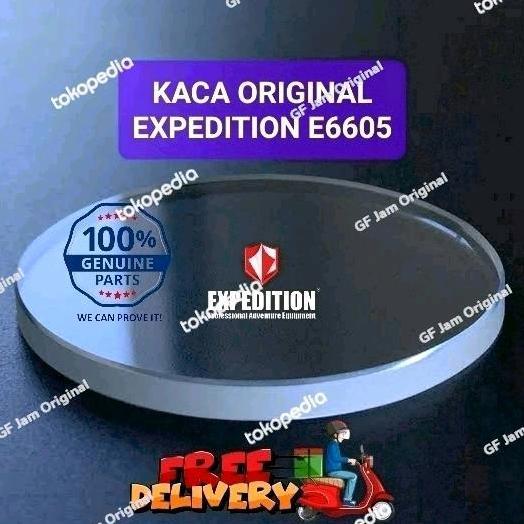 KACA JAM TANGAN EXPEDITION E6605 E 6605 ORIGINAL SPARE PART 100%