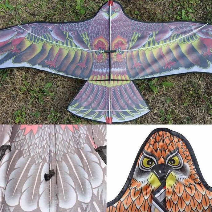 Layangan Elang Kain Parasut PANJANG 1.2 METER / Layangan Seot / Layang Layang Pantai Waterproof / La