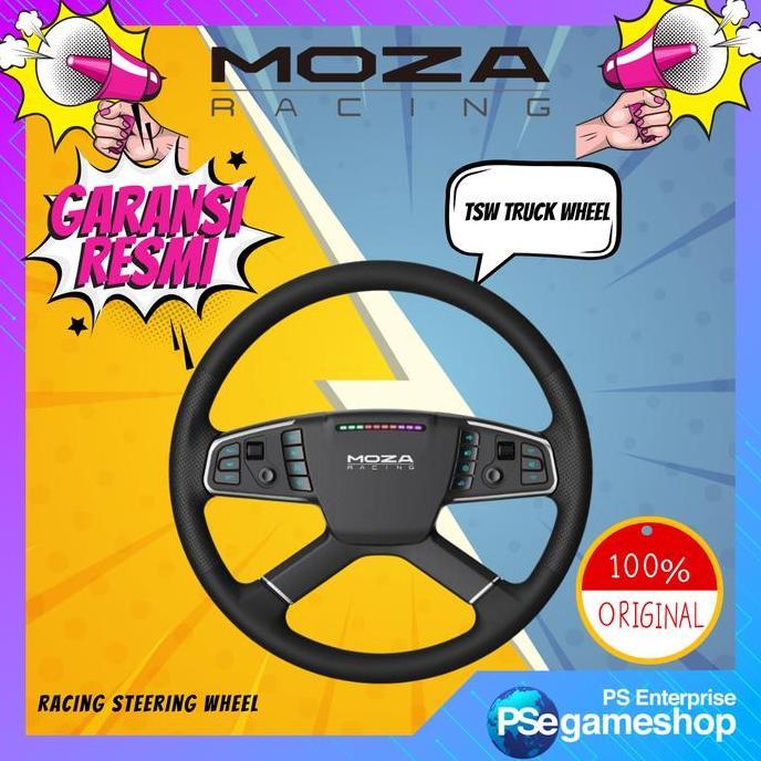 Moza Racing TSW Truck Wheel Simulator ETS2 ETS Stir Truk Bus Not G29
