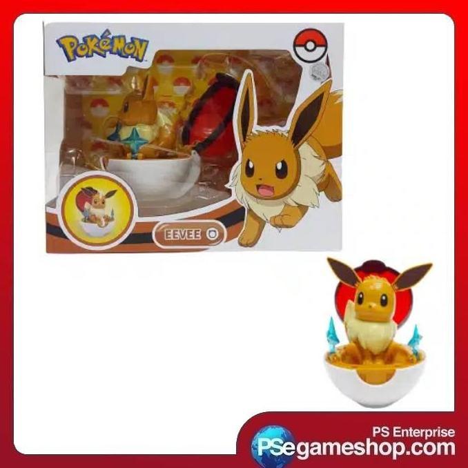 Mainan Pokemon Eevee Pokeball Transformation Original Berkualitas