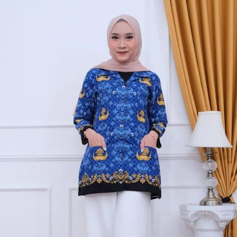 Mulus Seragam Korpri Wanita Terbaru // Baju Korpri Wanita Terbaru // Korpri Wanita Termurah Batik Ko