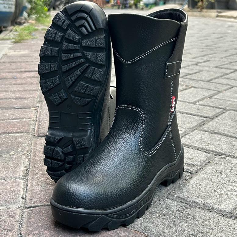 Termurah Sepatu Safety King Kickers Ujung Besi Sepatu Boot Safety King Kickers Pria Wanita Boot Safe
