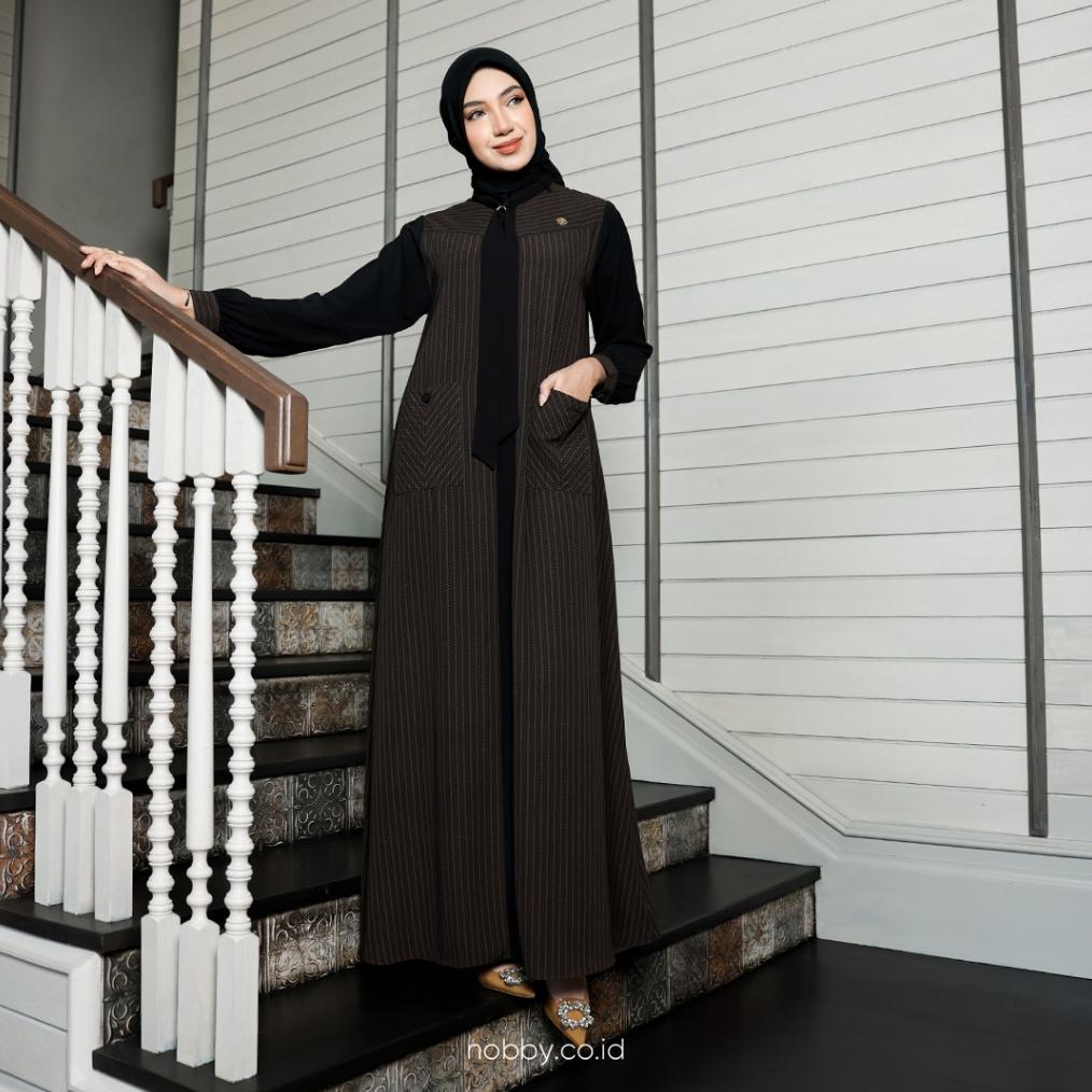Promo Baru Parama Dress Gamis Muslim Terbaru Bahan Woolpeach Ultimate By Nobby