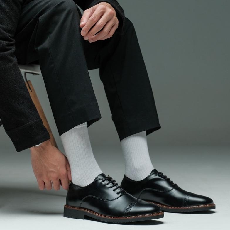 Terlaris Phier Black Oxwalker Sepatu Formal Pria Pantofel Kulit Hitam