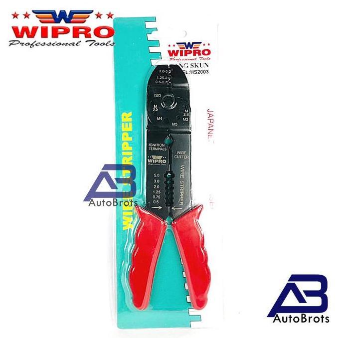 Tang Crimping Press Skun 6mm - 0,75mm OPT / 4 Way Crimping Tool