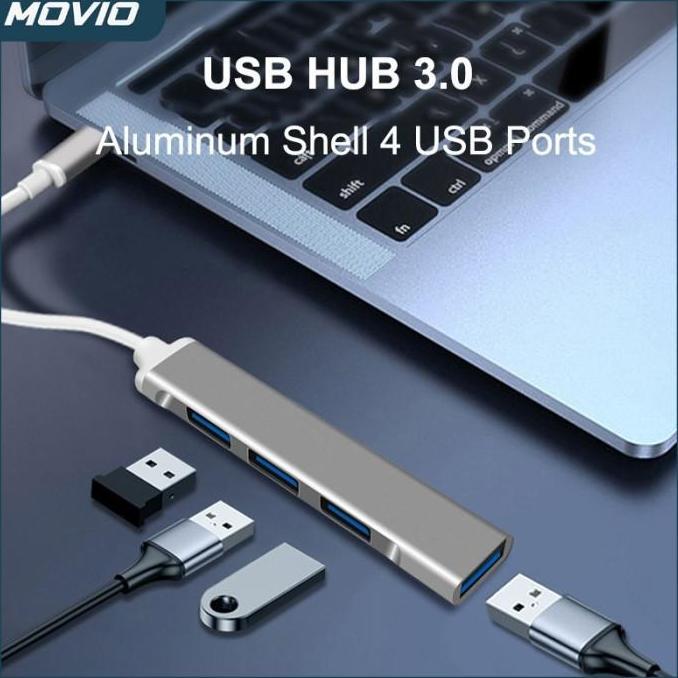 Akawaya- Usb Hub Aluminium - Converter Usb Type C / Kabel Usb Converter