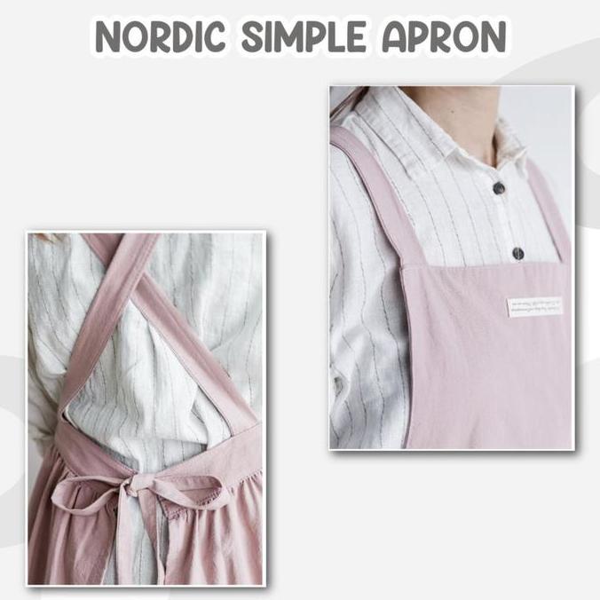Lecarre Nordic Simple Apron / Apron / Celemek Terlaris