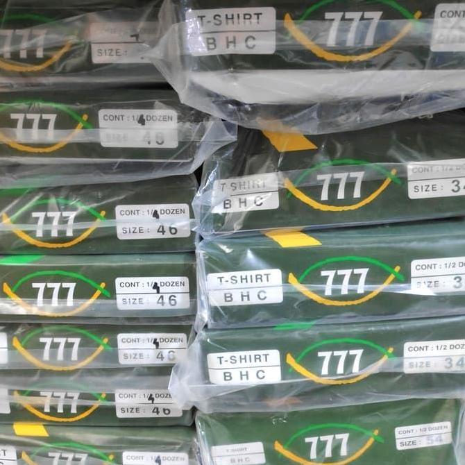 Veshje- Kaos Oblong Pria Polos 777 44-46-48