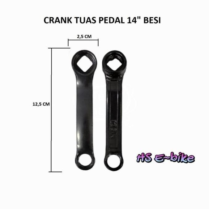 Kualitas Terjamin Crank Tuas Pedal Sepeda Listrik Universal Exotic Outdoor
