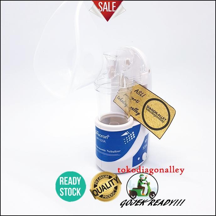 Nebulizer Portabel Murah Omicron Terapi Bantu Pernafasan Uap Nebul Nebuliser Paru Asma Pilek