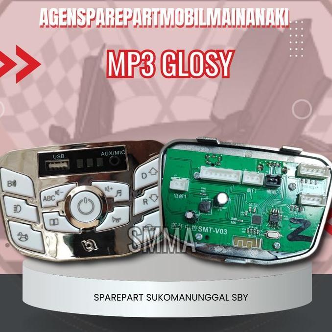 Modul Mp3 On Off Glosy Mobil Mainan Aki Anak