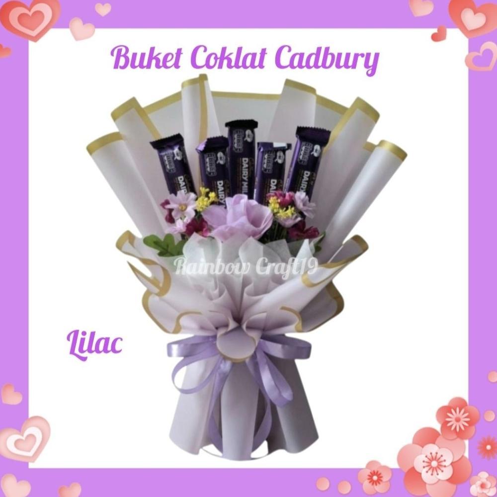 Buket Coklat Valentine/ Buket Coklat Silverqueen / Buket Coklat Cadbury