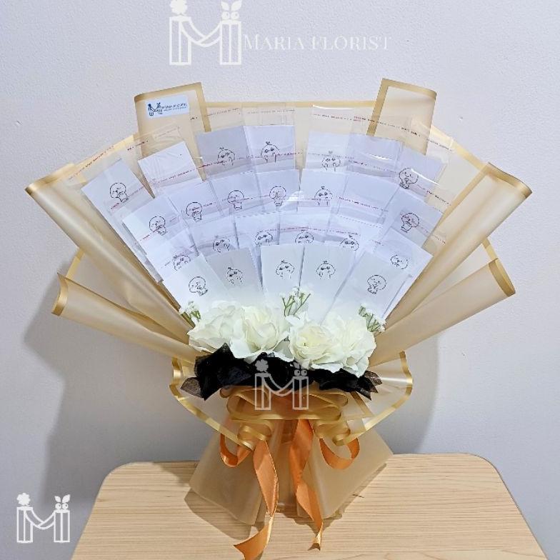 Buket Uang - Kerangka Buket Uang - Buket Bunga Uang 25 Lembar