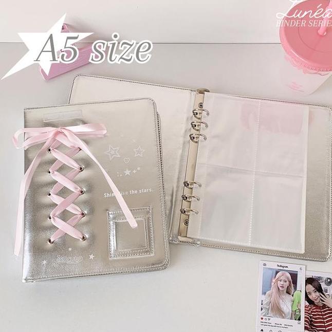 Bibimcat Lunea Binder A5 A7 Wide Album Photocard Series Binder Pc Foto Journal Hologram Pita Ballet 