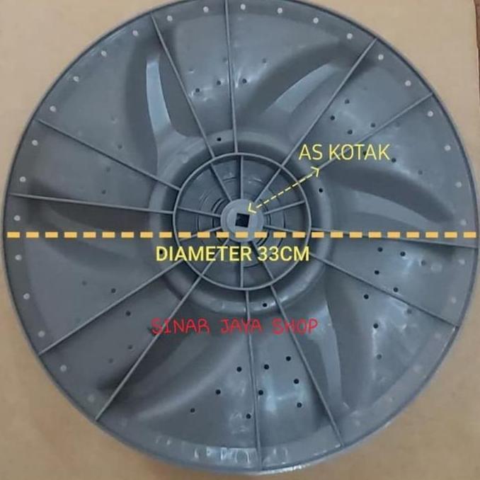 PULSATOR / PUTARAN MESIN CUCI SANKEN ORI AS KOTAK 33CM ( TYPE