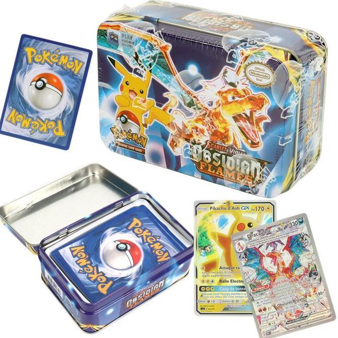 Terlaris 40Pcs Pokemon Cards Ex Obsidian Flames Booster Box Pokemon Cards English Version Copy