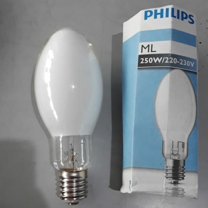 Lampu ML 250W 250 Watt 250 W Philips Bola Lampu Jalan Fitting E40