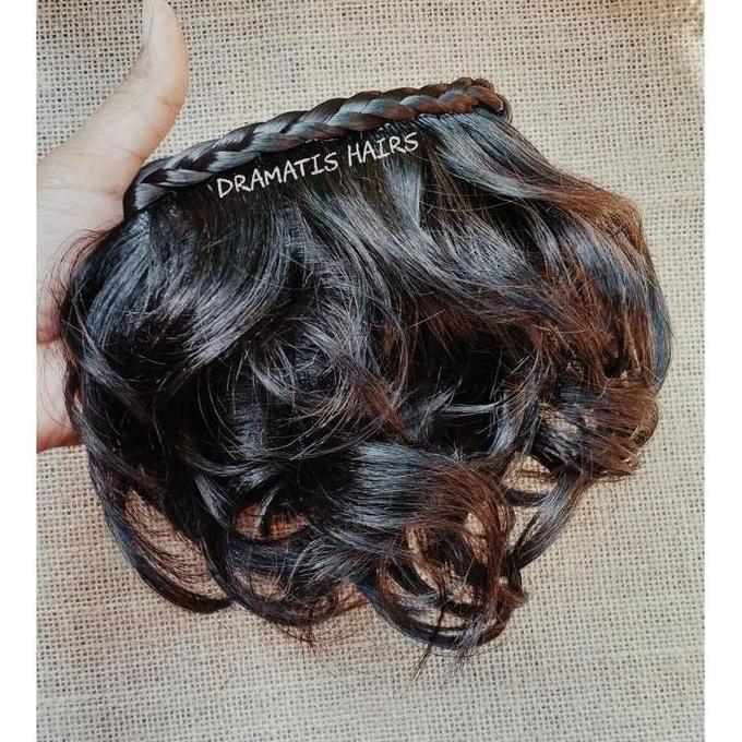 Sanggul Sirkam Sanggul Modern Keriting Variasi Kepang Sanggul Simpel EA