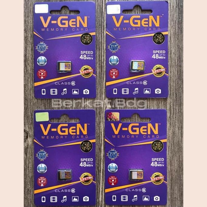 MEMORI HP 4GB 8GB 16GB 32GB MICRO SD MEMORY CARD VGEN CLASS 6 ORIGINAL