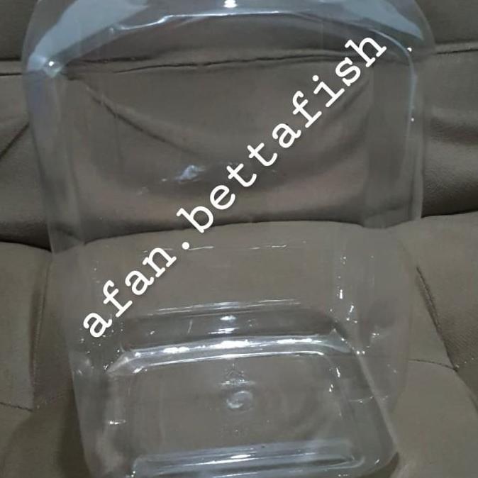 Toples Plastik Ikan Cupang 4 Liter Pakai Tutup