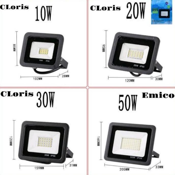 lampu sorot Led 100 watt outdoor kap sorot 100w lampu