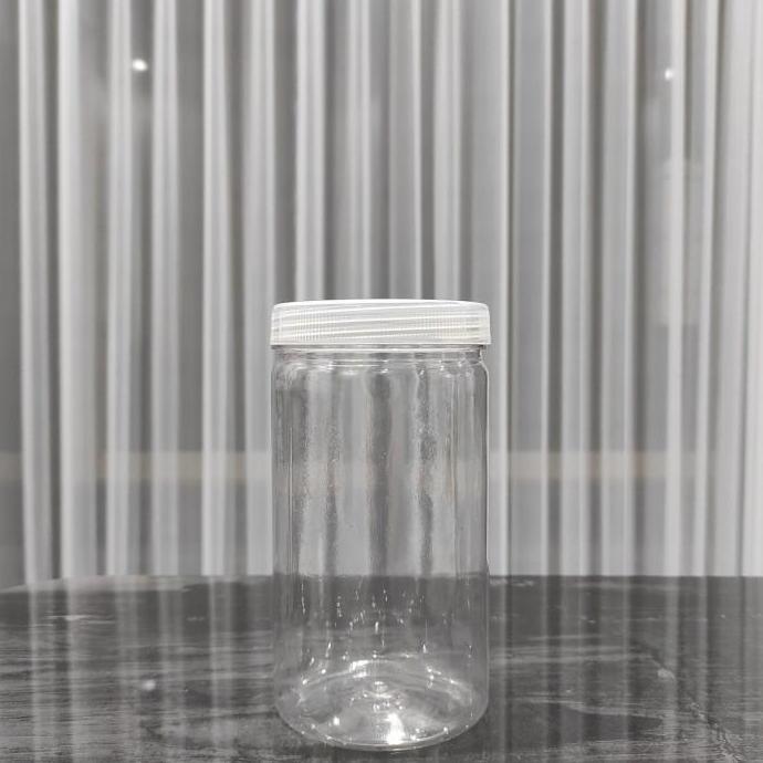 Toples Plastik 1 Liter - Toples Tabung 1 Liter - Toples Kue Snack