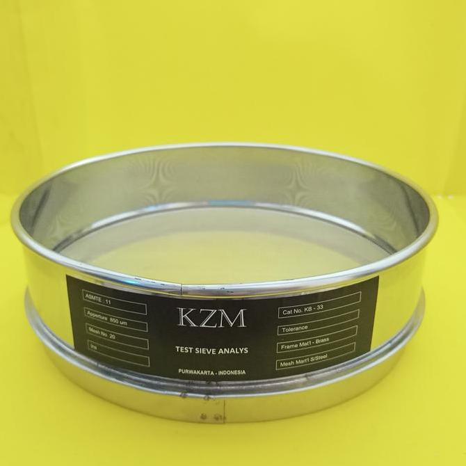 Sieve Test Mesh 20 Sieve Ayakan Stainless Mesh 20 (850 Um) Gercep
