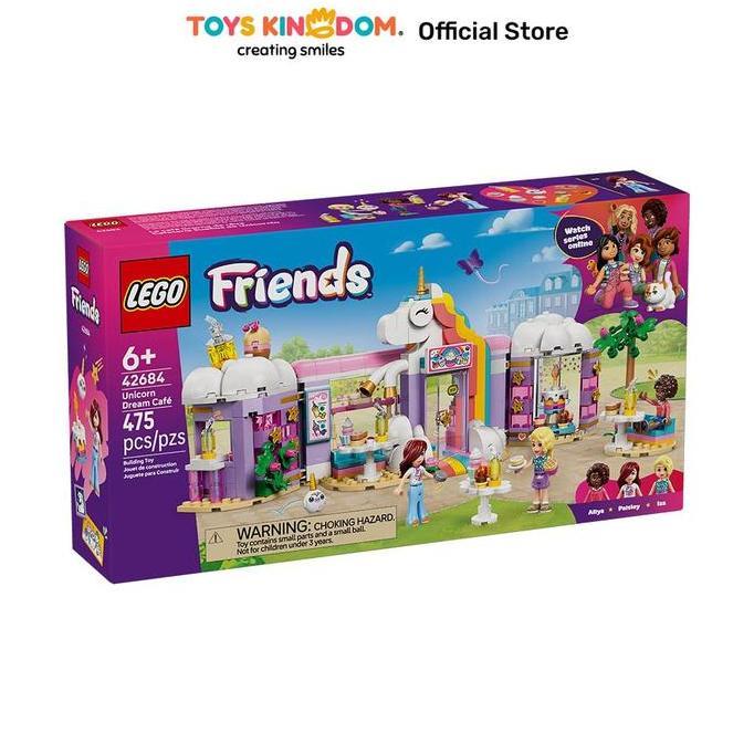 Toys Kingdom Lego Friends Unicorn Dream Cafe Set 475 pcs 42684 - Mix Kids Toy Block Bricks Set Maina