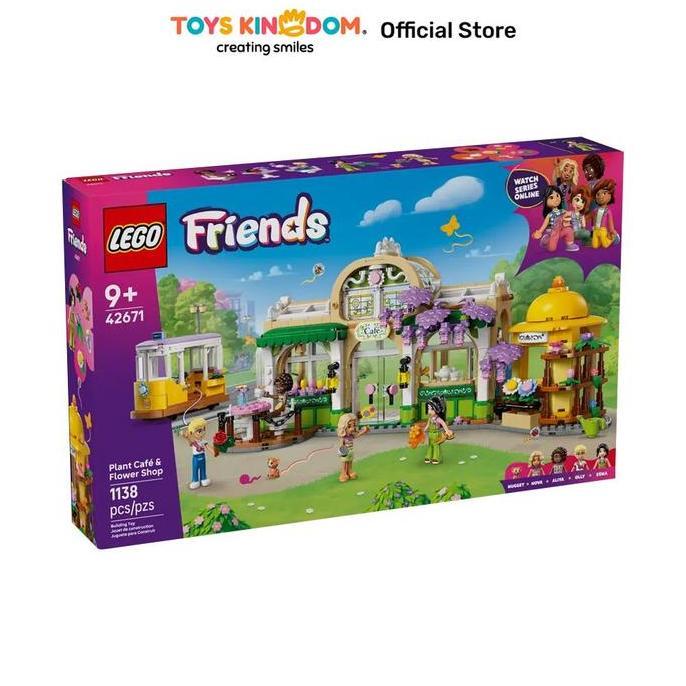 Toys Kingdom Lego Friends Plant Cafe & Flower Shop Set 1138 Pcs 42671 - Mix Kids Toy Toys Block Bric