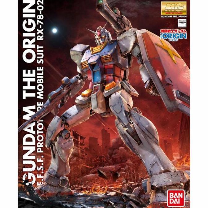 bandai MG 1/100 RX 78 2 gundam The origin ,tipe terbaru rx78-2,rx-78-2