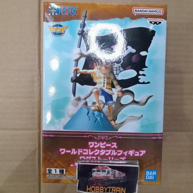 WCF ONE PIECE LOG STORIES MONKEY D LUFFY FIGURE