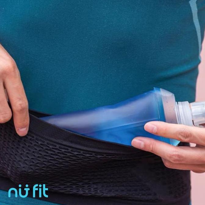 Nu Fit - Running Belt / Tas Pinggang Elastis / Tas Lari Pria Elastis