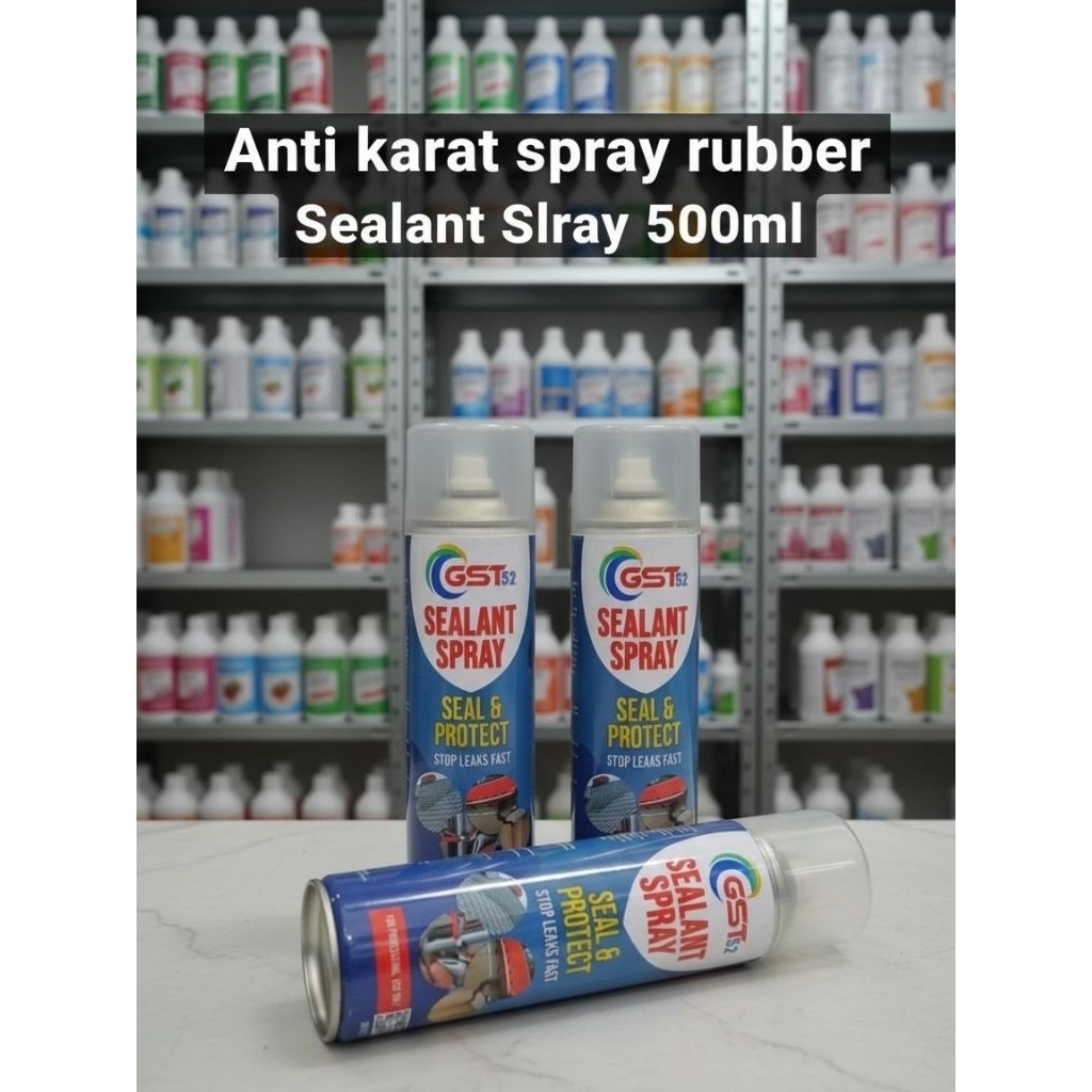 Wds- Anti karat 500ml Hitam  Transparan anti karat atap rumah kolong mobil atap rumah dll