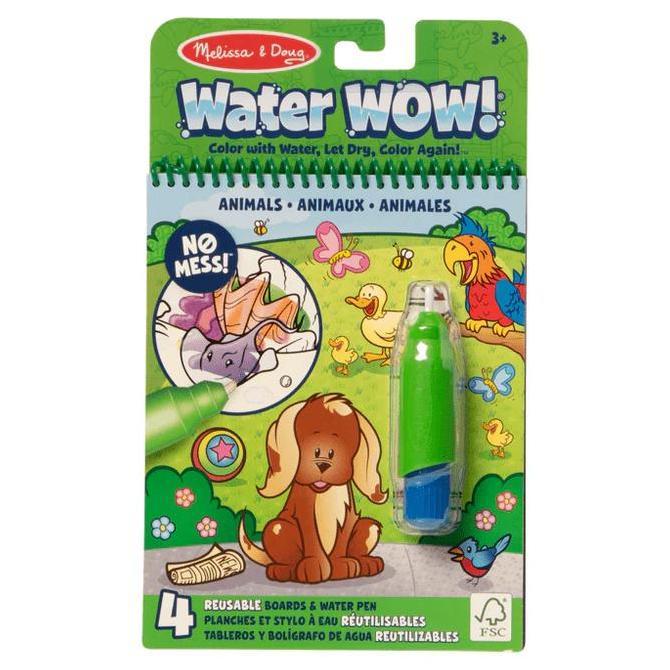 Mainan Melissa & Doug Water Wow - Animals