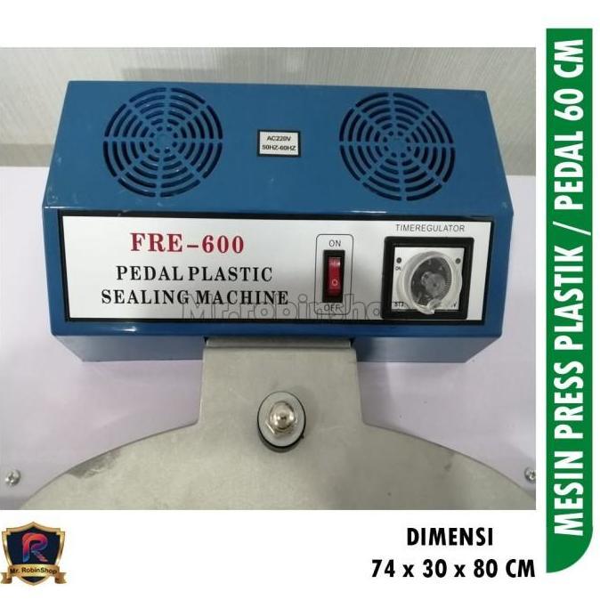mesin press pres plastik injak / pedal Impulse Sealer 60cm / mesin se