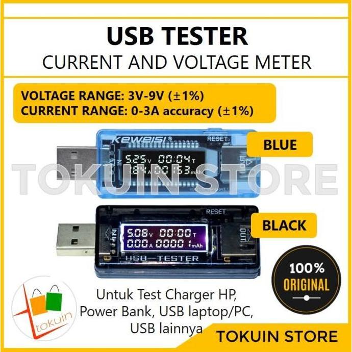 USB Multi Tester Digital Multimeter Doctor Volt Ampere Meter Charger