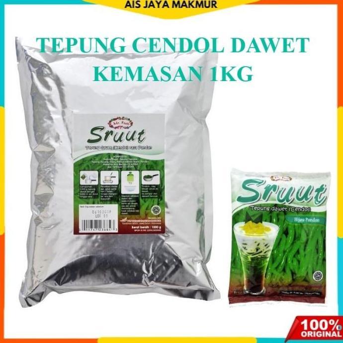 Tepung Dawet Cendol Sruut 1000 gr Mr. Food Tepung cendol 1KG