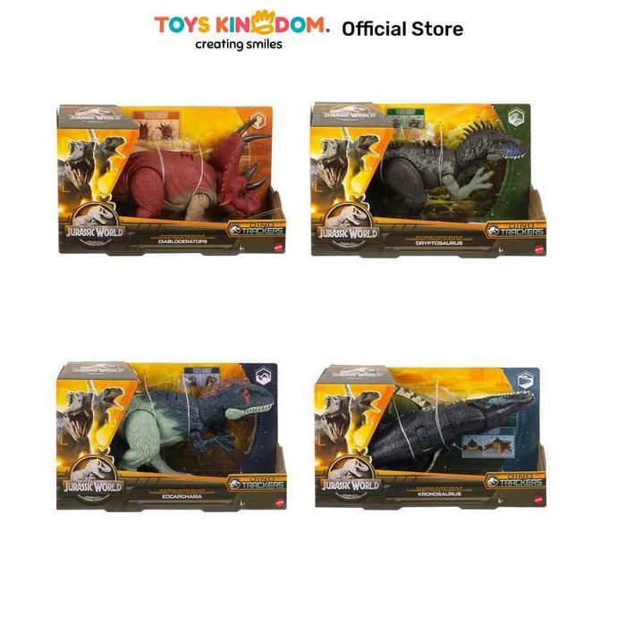 JURASSIC WORLD FIGURE DINO TRACK WILD ROAR HLP14 RANDOM